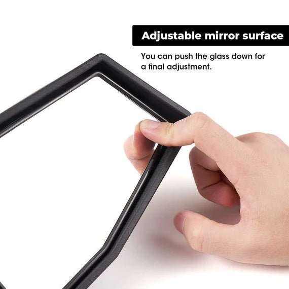 UTV Side View Mirrors for 1.75 - 2" Roll Bar Fit Polaris Ranger - 3 Star UTV