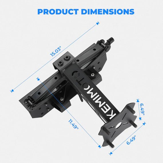 UTV Spare Tire Mount for Polaris Ranger 500 1000 XP 1000 - 3 Star UTV