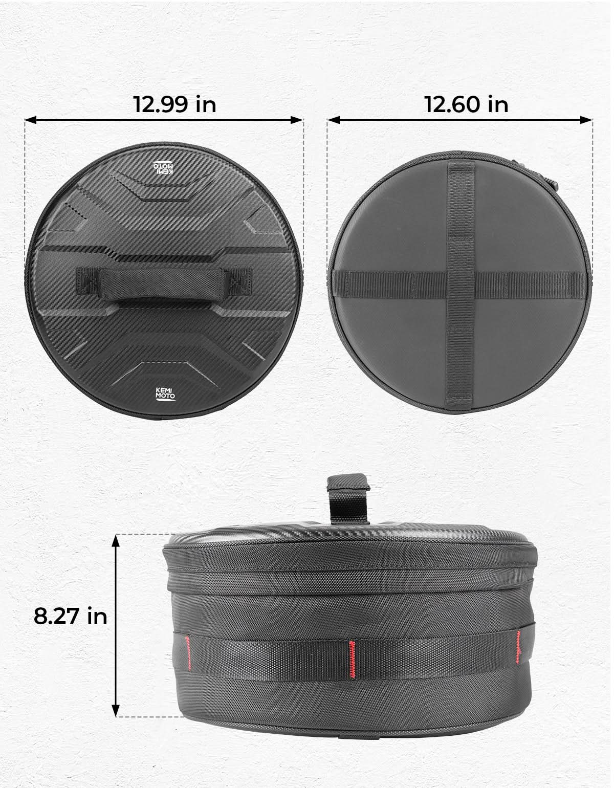 UTV Spare Tire Storage Bag for Can - Am Maverick X3 Polaris RZR XP 1000 - 3 Star UTV