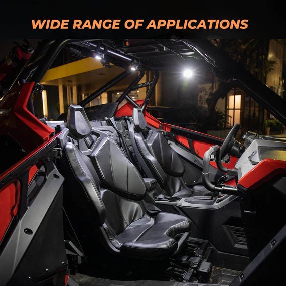 UTV Universal Interior Lights for 1.25 - 2" Roll bar - 3 Star UTV