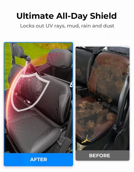 UTV Wingback Seat Cover Set for Polaris Ranger Crew XP 1000 - 3 Star UTV