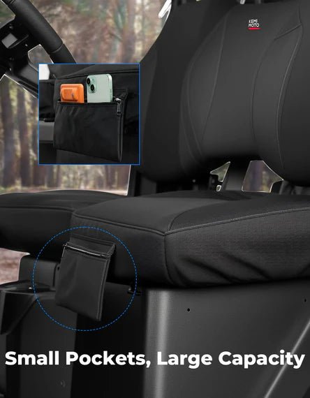 UTV Wingback Seat Cover Set for Polaris Ranger Crew XP 1000 - 3 Star UTV