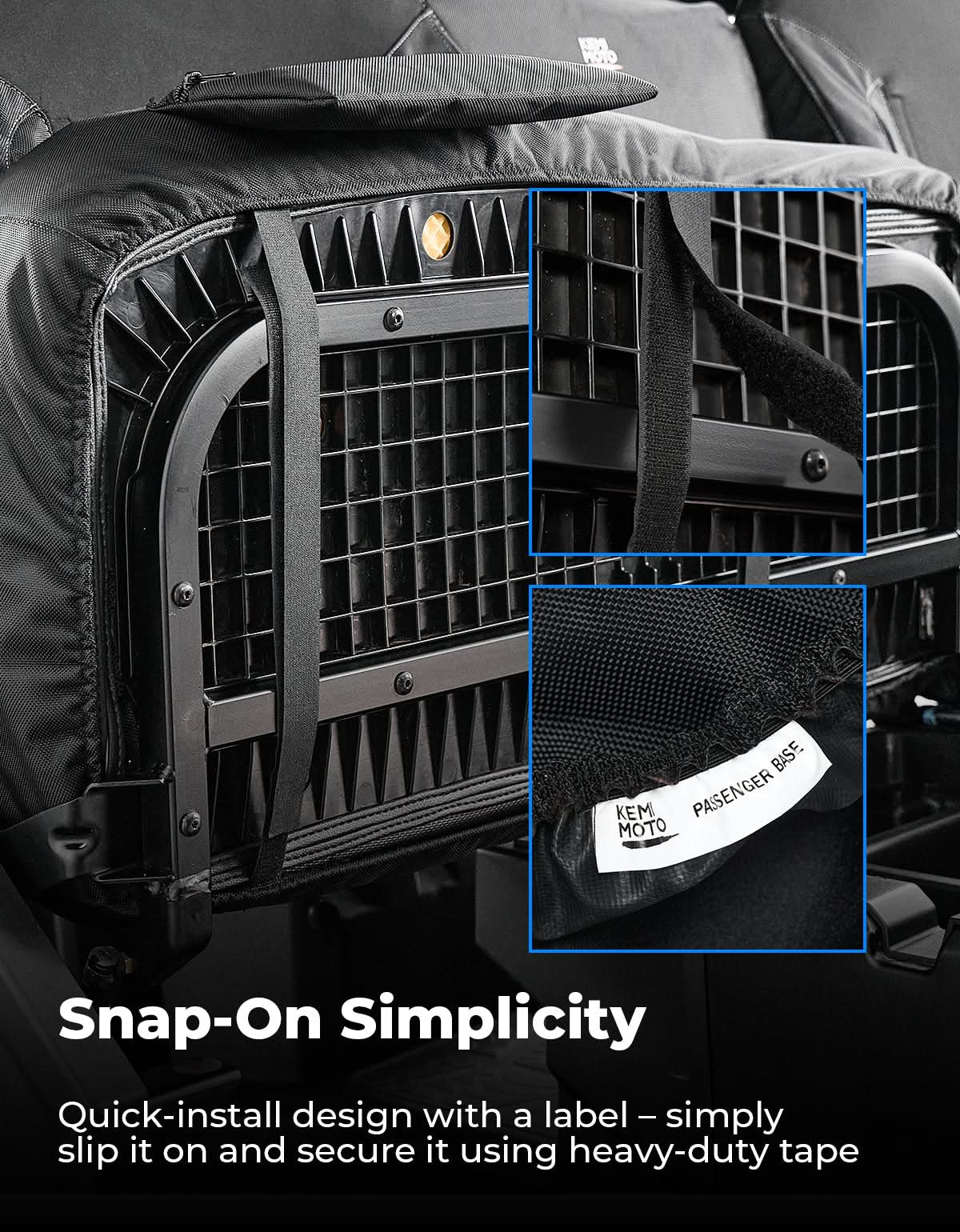 UTV Wingback Seat Cover Set for Polaris Ranger Crew XP 1000 - 3 Star UTV