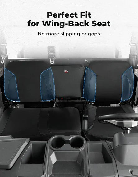 UTV Wingback Seat Cover Set for Polaris Ranger Crew XP 1000 - 3 Star UTV