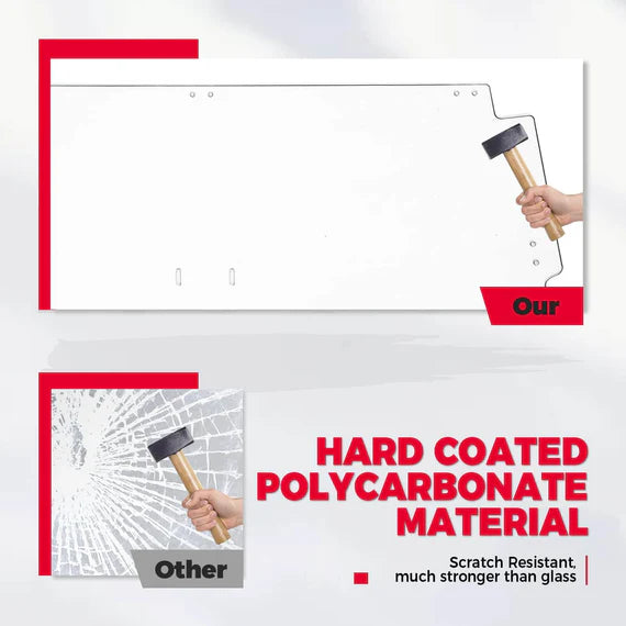 Honda Talon 1000X/1000R/1000X-4 Scratch-Resistant 3-in-1 Flip Windshield