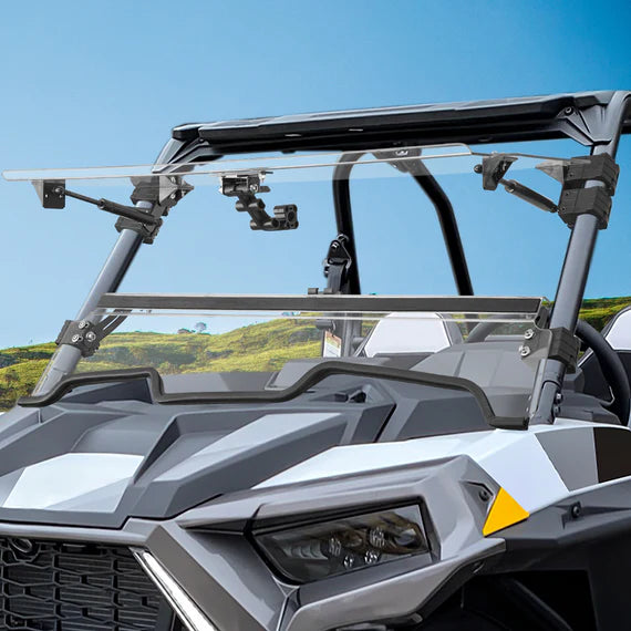Polaris RZR XP 1000/1000-4/Turbo/Turbo 4 Scratch-Resistant 3-in-1 Flip Windshield