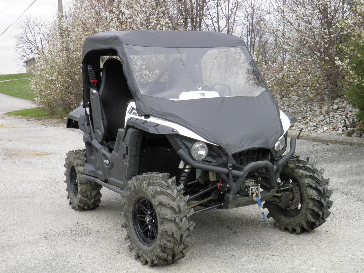 Yamaha Wolverine - Vinyl Windshield/Top/Rear Combo