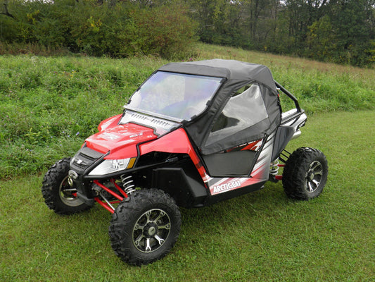 Arctic Cat Wildcat X 1000 - Soft Upper Doors-Top Combo w-Lower Door Inserts - 3 Star UTV