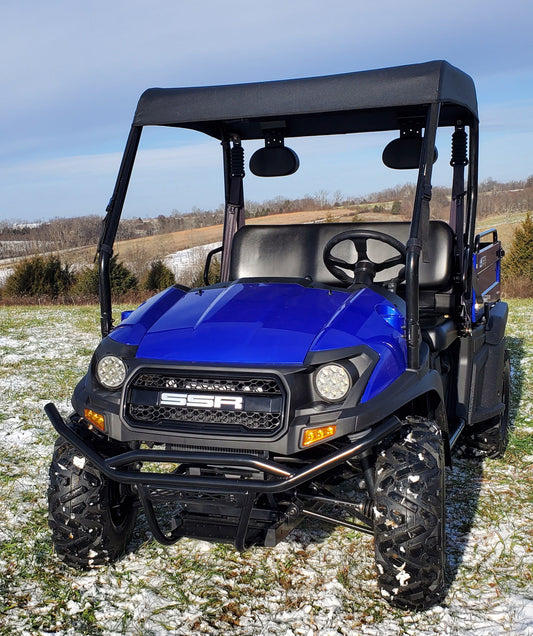 Bison 400U/200U/200P - Soft Top for Hard Windshield - 3 Star UTV