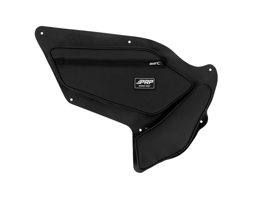 Front Door Bags with Knee Pad for Polaris RZR PRO XP, PRO R, Turbo R (Pair) - 3 Star UTV