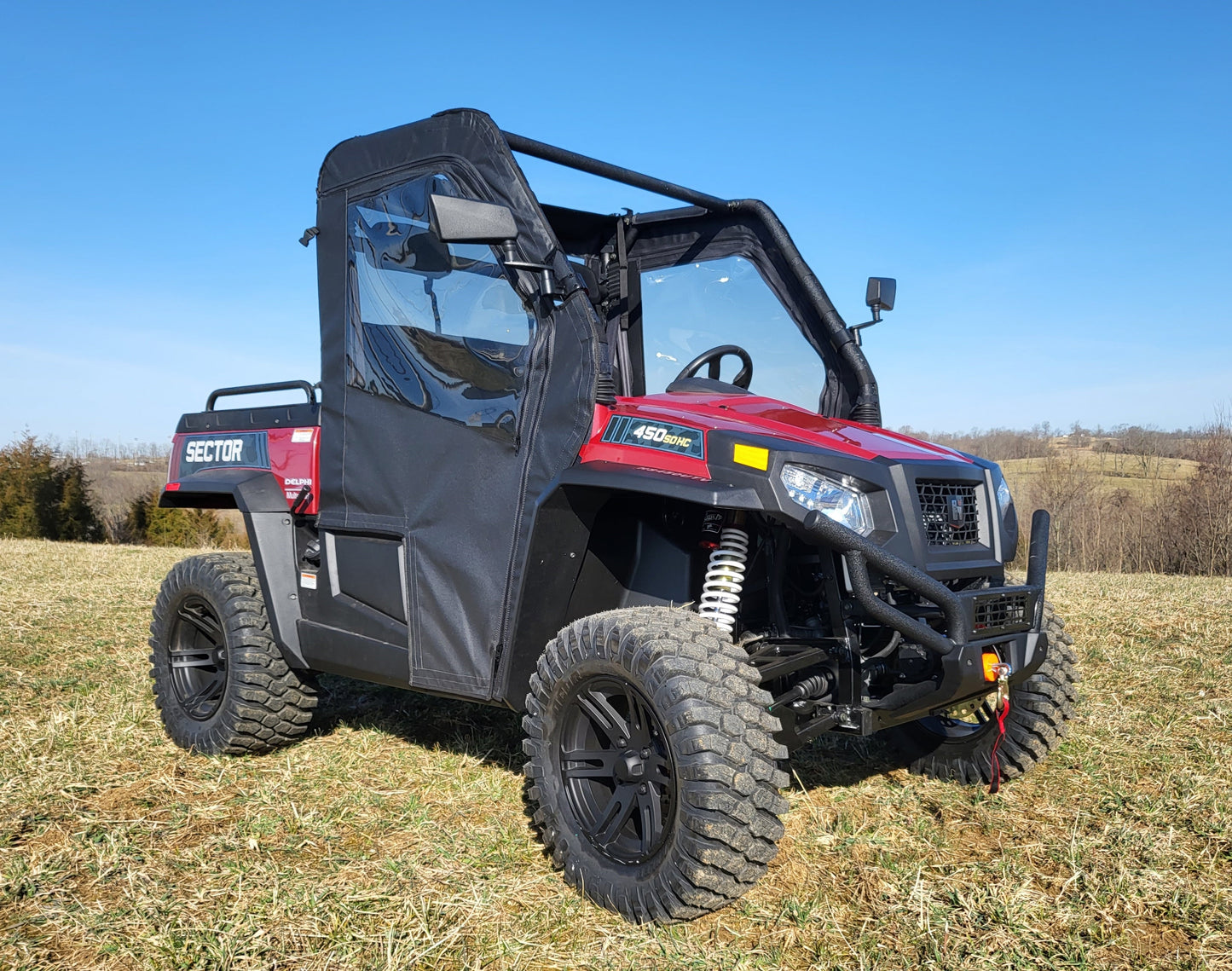 HiSun Sector 450 - Door-Rear Window Combo - 3 Star UTV