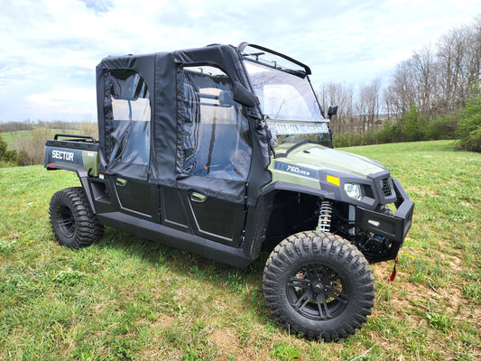 HiSun Sector 750 Crew - Door/Rear Window Combo - 3 Star UTV