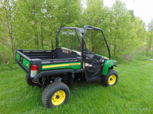 John Deere Gator HPX/XUV - Lexan Back Panel w/Clamp, Vent and ABS Lower Panel Options - 3 Star UTV