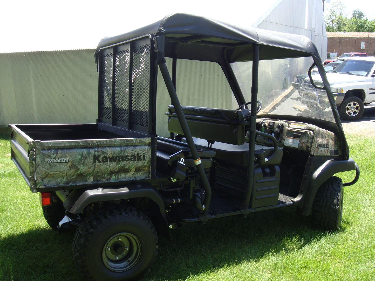 Kawasaki Mule 3000-3010 Trans - Vinyl Windshield-Top-Rear Combo - 3 Star UTV
