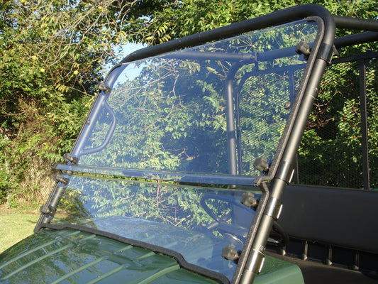 Kawasaki Mule 4000-4010 Trans - 2 Pc Lexan Windshield - 3 Star UTV