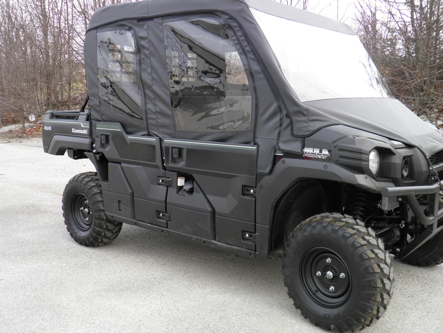 Kawasaki Pro FXT - Full Cab Enclosure with Vinyl Windshield - 3 Star UTV