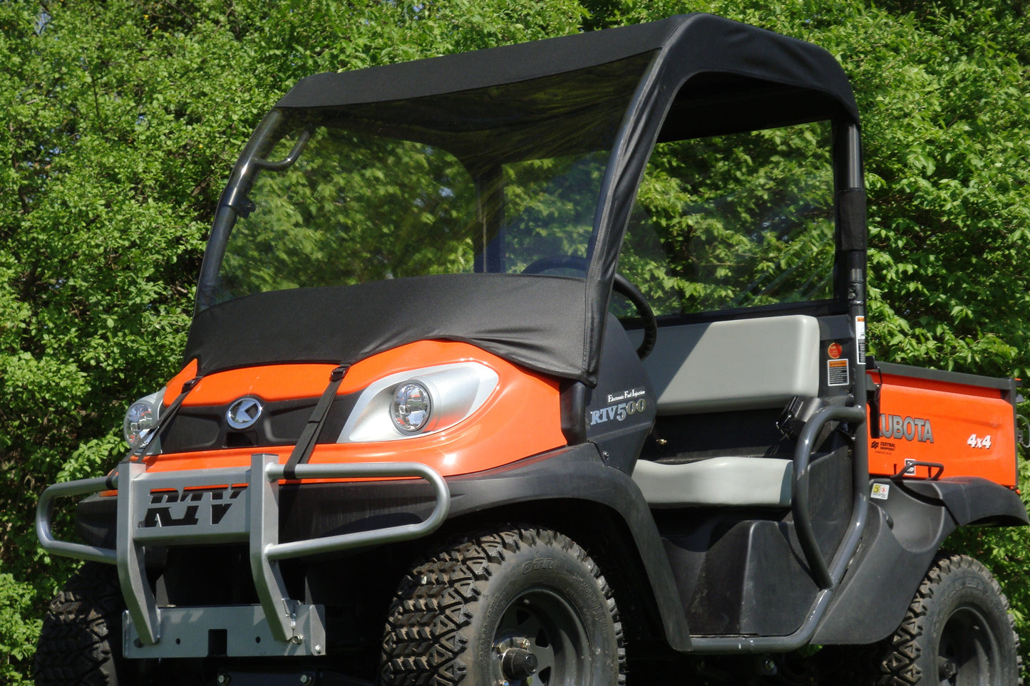 Kubota RTV 400-500-520 - Vinyl Windshield-Top-Rear Combo - 3 Star UTV