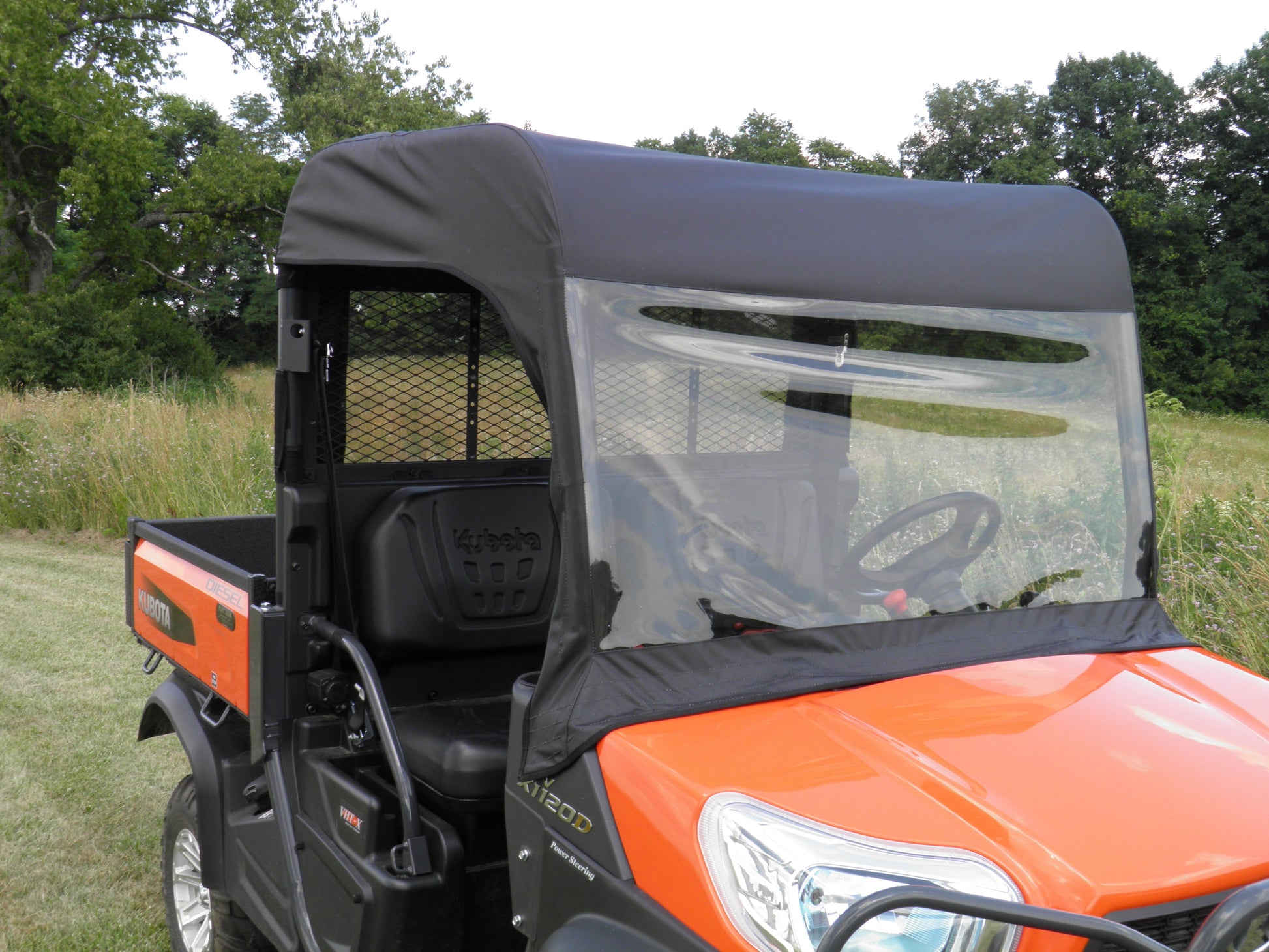 Kubota RTV X900-X1120 Vinyl Windshield-Top-Rear Combo - 3 Star UTV