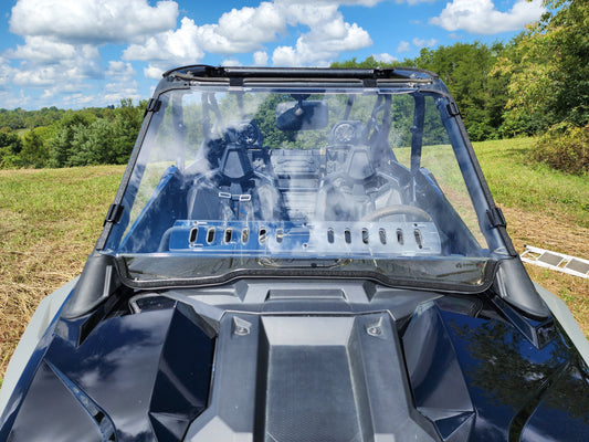 Polaris RZR Pro XP 4/Turbo R 4 - 1 Pc Scratch-Resistant Windshield with Clamp and Vent Options - 3 Star UTV