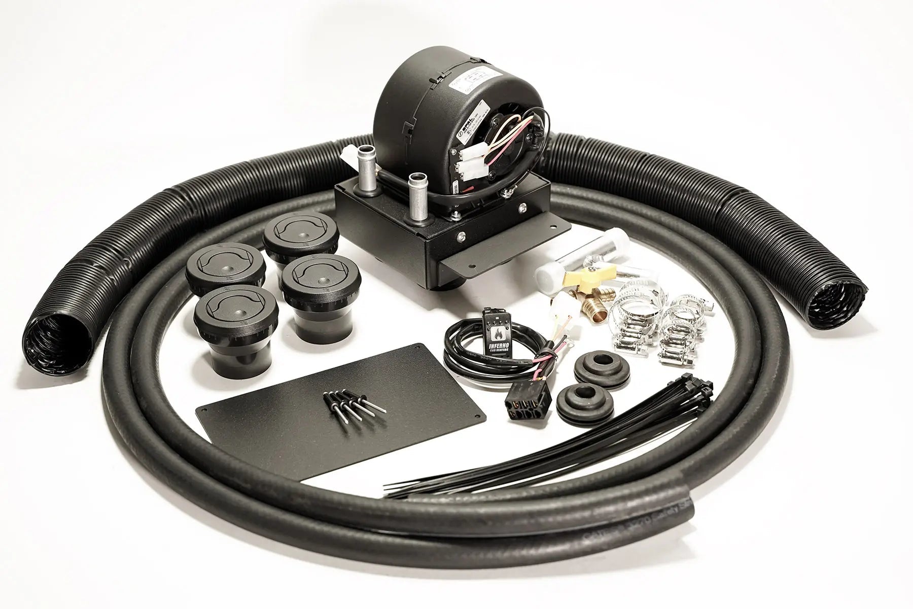 Polaris RZR Turbo S Inferno Cab Heater with Defrost for Machines with Glovebox Subwoofer (2018-Current) - 3 Star UTV