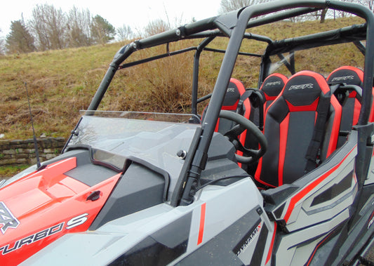 Polaris RZR XP Turbo S Half Windshield - 3 Star UTV