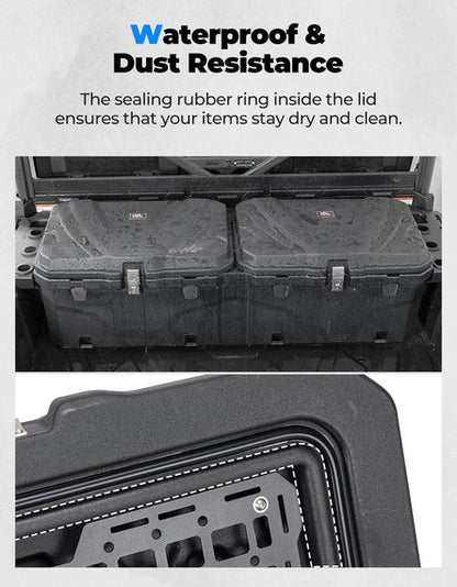 110L/29Gal UTV Bed Storage Box For CFMOTO Uforce 1000 | 1000XL - 3 Star UTV