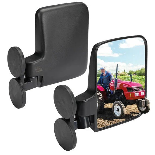 114Lbs Magnetic Side Mirrors for Tractors, Lawn Mover, UTV, ATV (1 pair) - 3 Star UTV