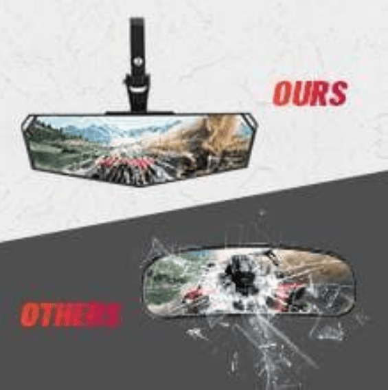 1.5" - 2" Rearview Mirror for Polaris RZR/Pioneer/Talon/X3/CFMoto/Kawasaki - 3 Star UTV