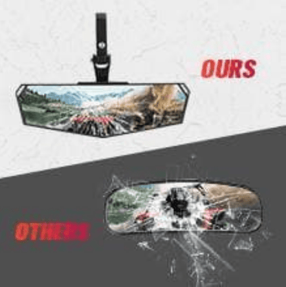 1.5" - 2" Rearview Mirror for Polaris RZR/Pioneer/Talon/X3/CFMoto/Kawasaki - 3 Star UTV
