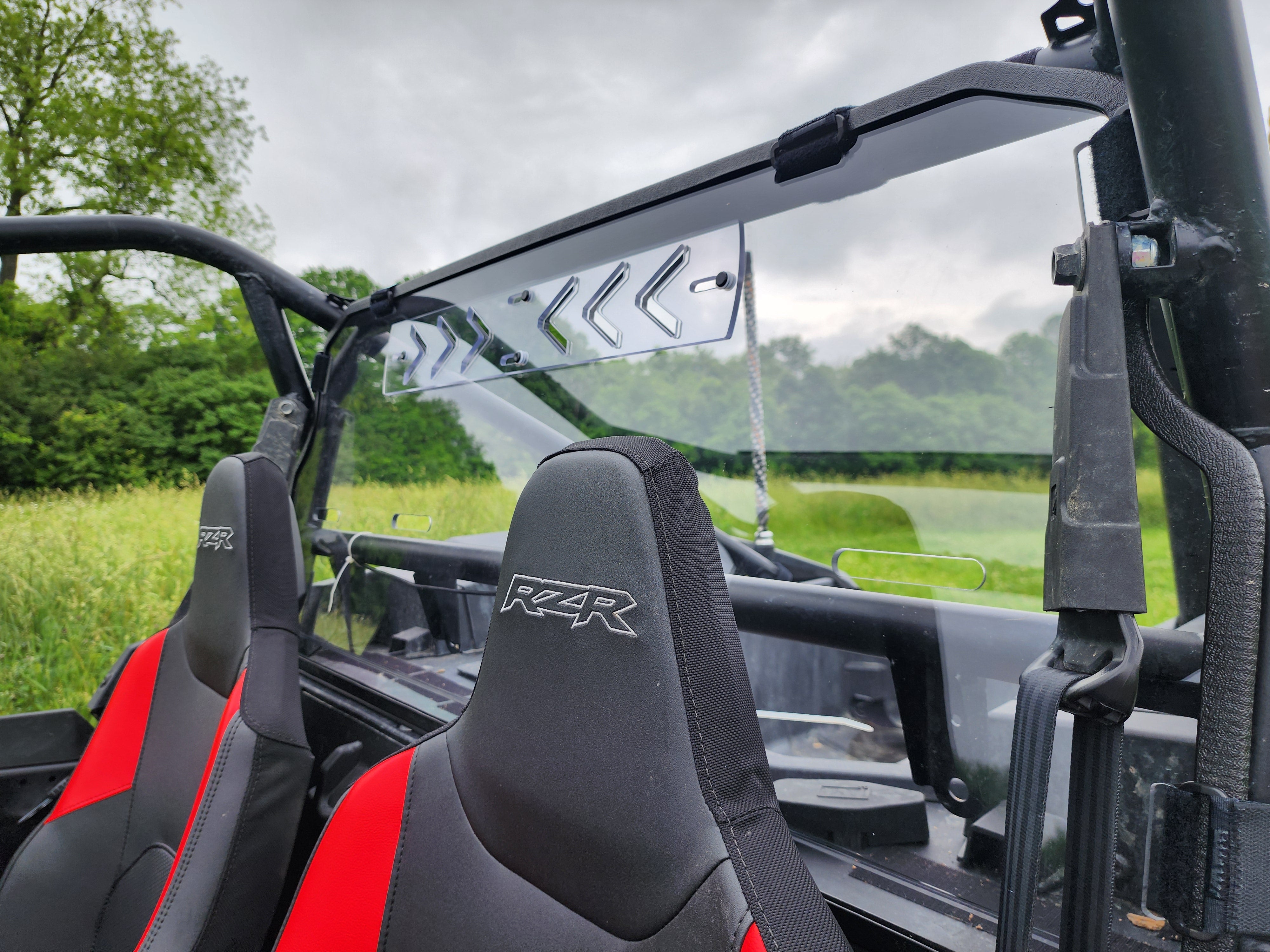2024-2025 Polaris RZR XP 1000 Rear Windshield – 3 Star UTV