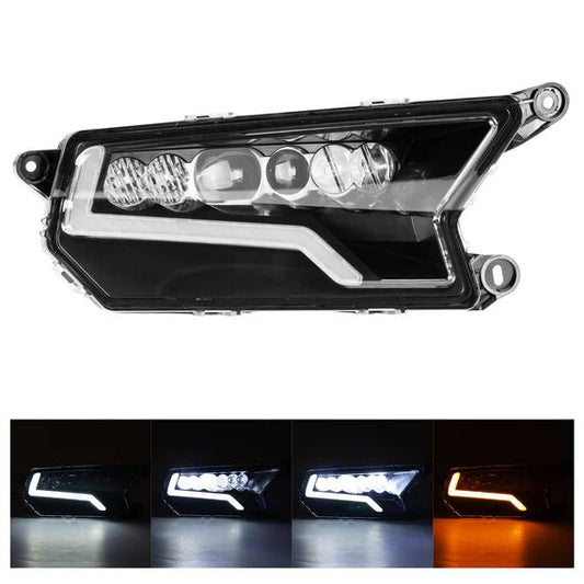 24W LED Headlight Waterproof Front Light for Polaris RZR XP 1000 / 4 1000 2024 - 2025 - 3 Star UTV