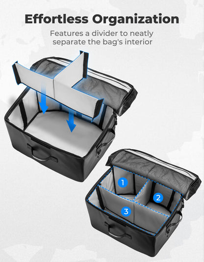 65L UTV Rear Cargo Storage Bag for RZR XP 1000/ RZR PRO XP 1000 - 3 Star UTV