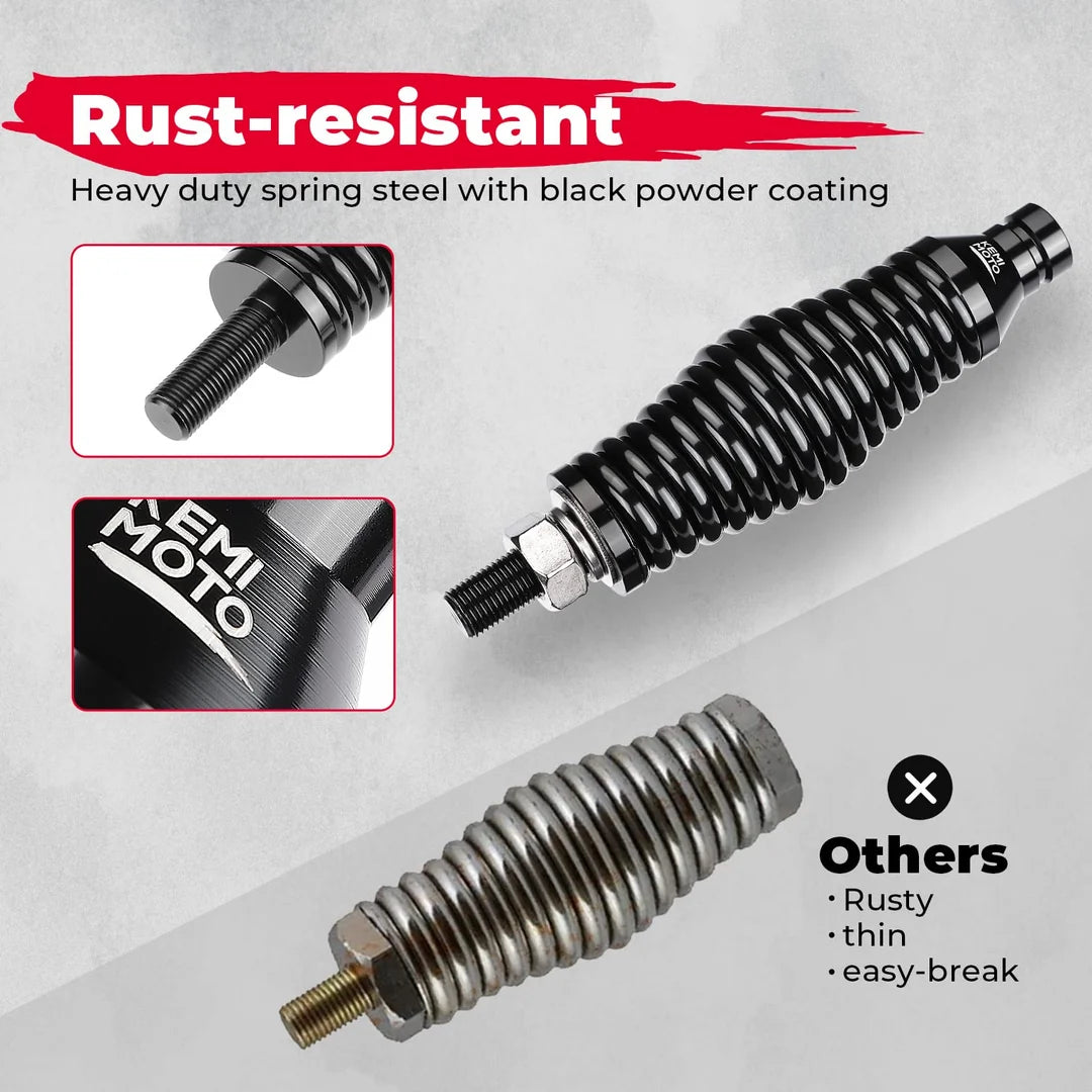 UTV/ATV Whip Light Spring Mounting Bases – 2 Pack