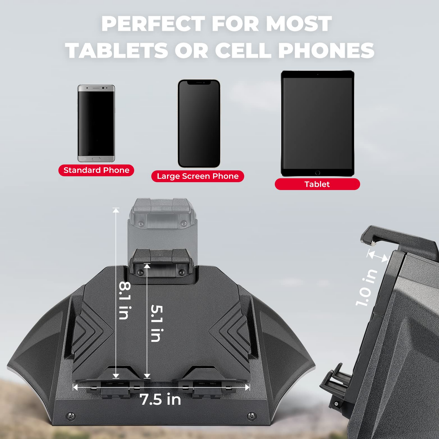 Tablet Holder for CFMOTO ZForce 950 HO Sport / HO EX / Sport