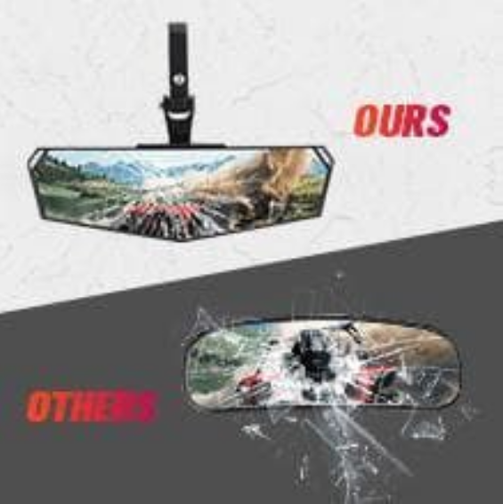1.5" - 2" Rearview Mirror for Polaris RZR/Pioneer/Talon/X3/CFMoto/Kawasaki