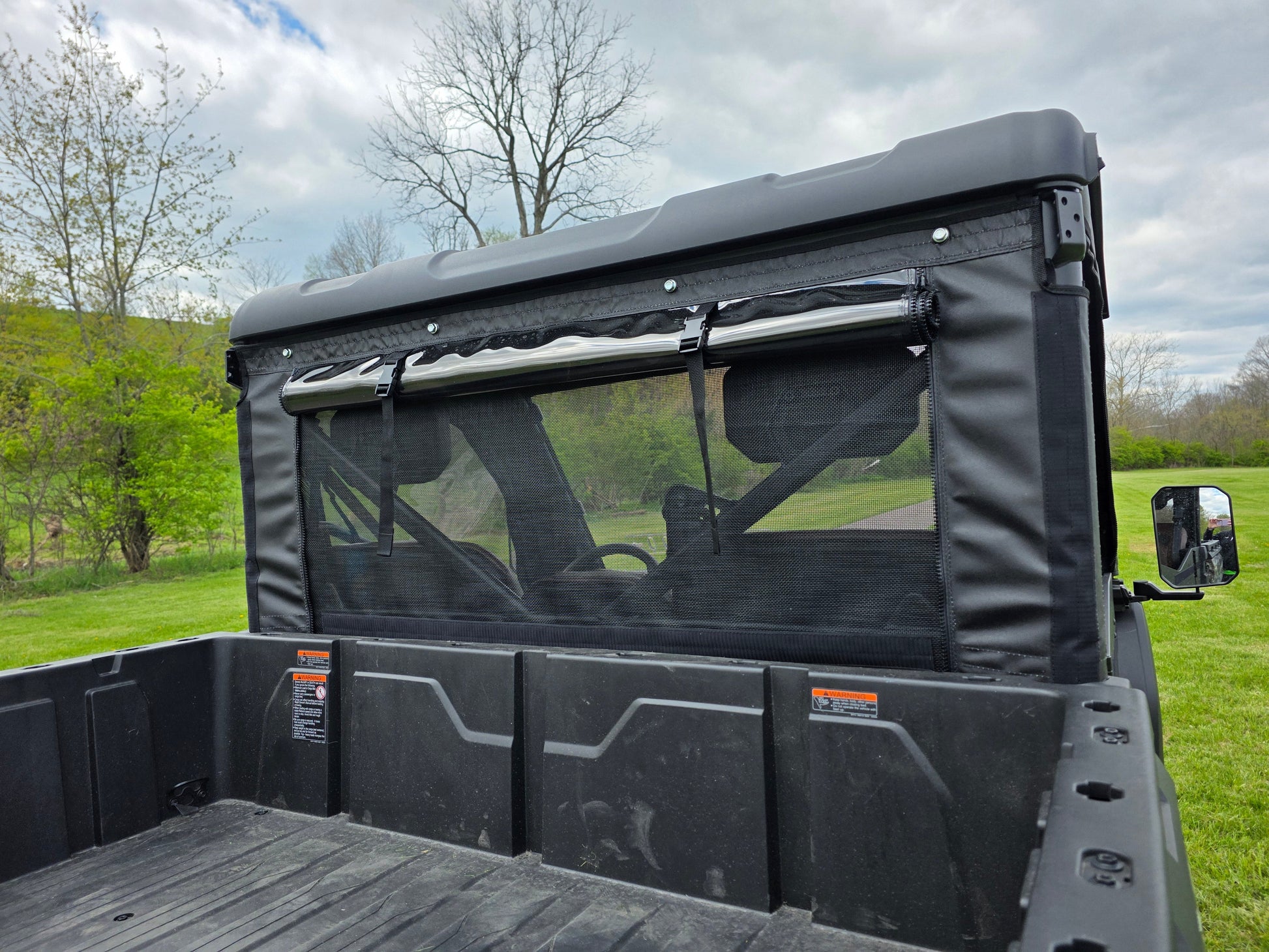 Arctic Cat Prowler 500 - Soft Back Panel with Mesh/Vinyl Window - PATENT PENDING - 3 Star UTV