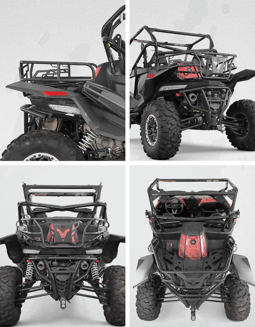 Bed Enclosure Rear Tailgate for CFMOTO ZFORCE 950 - 3 Star UTV