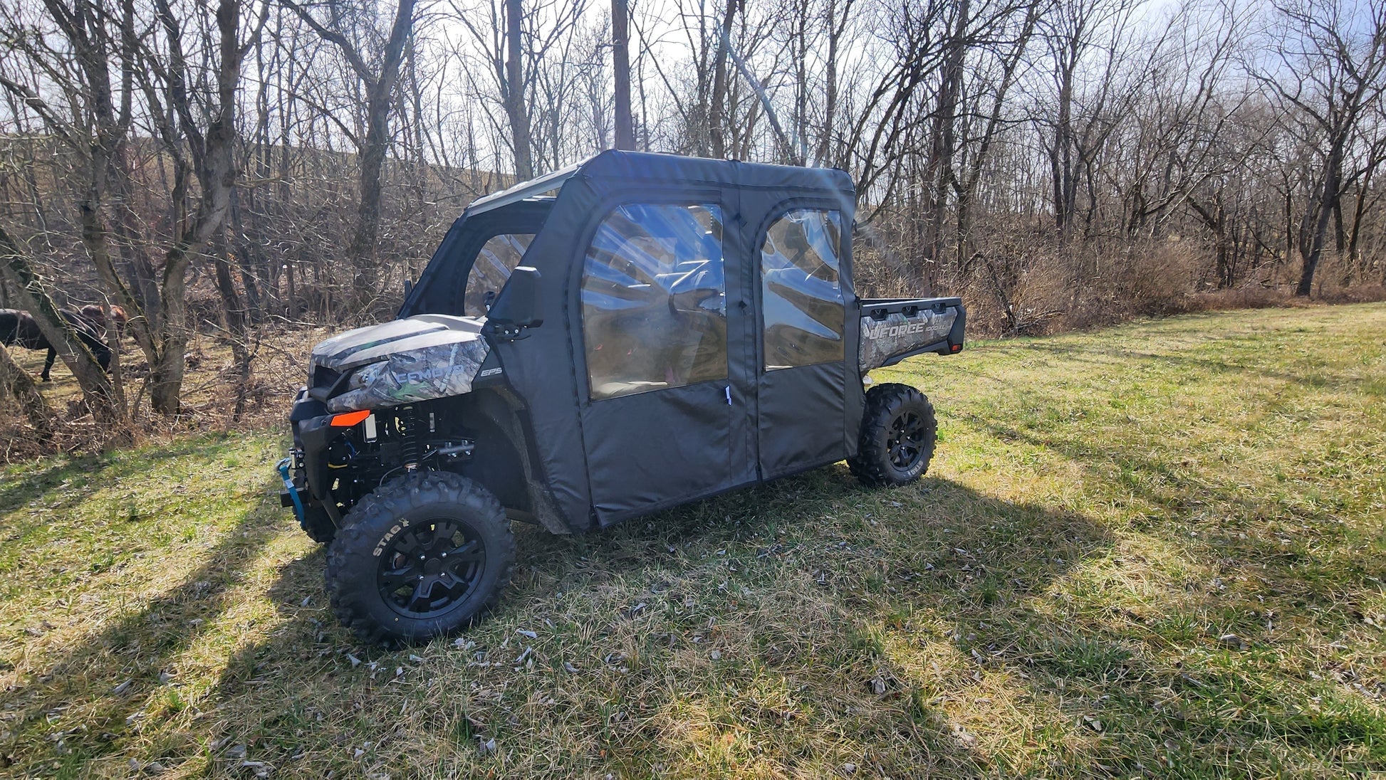 CFMoto UForce 1000XL - Full Soft Front and Rear Doors - 3 Star UTV