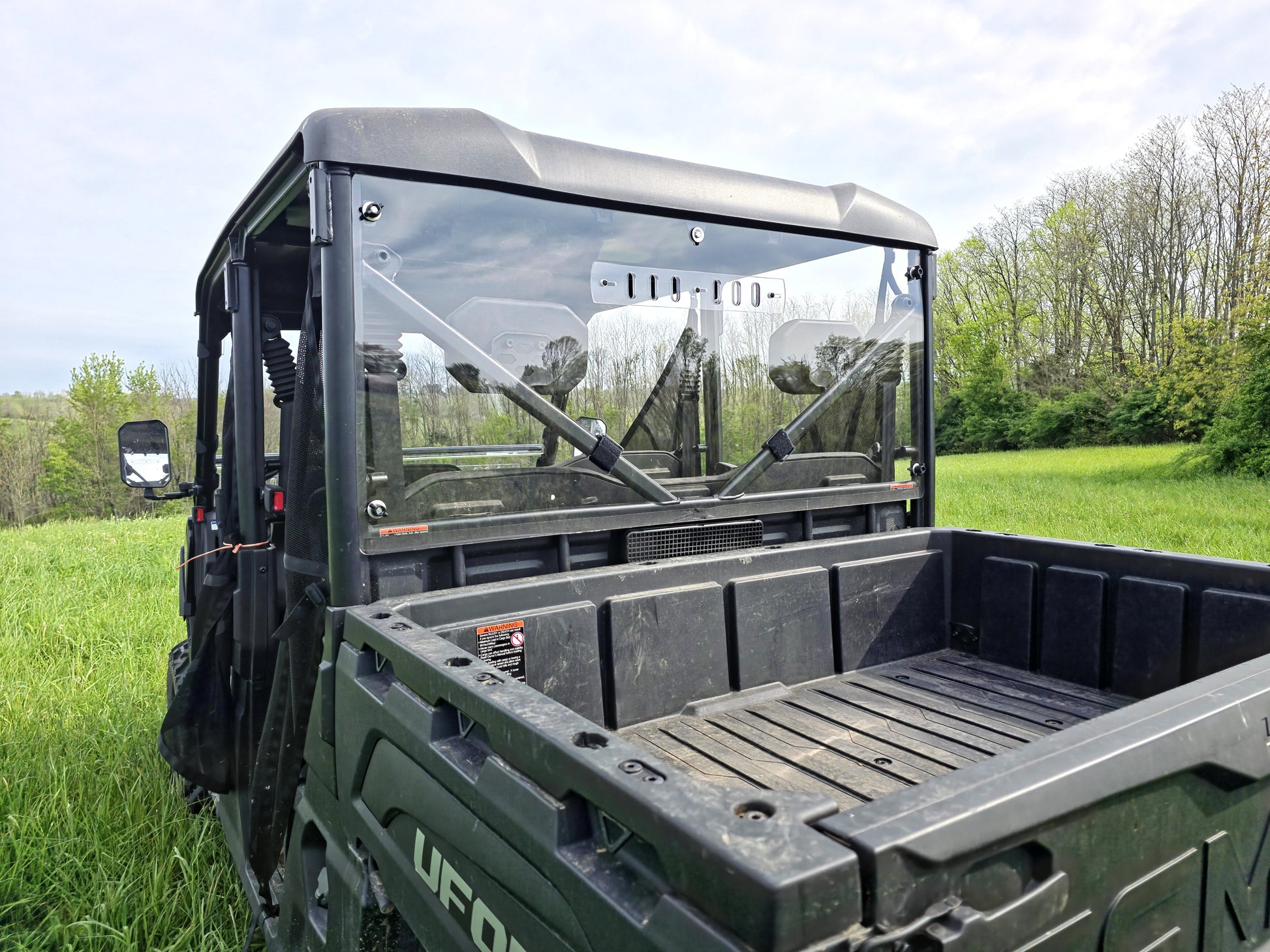 CFMoto UForce 800 XL - 1 Pc Lexan Back Panel w/Vent Options - 3 Star UTV