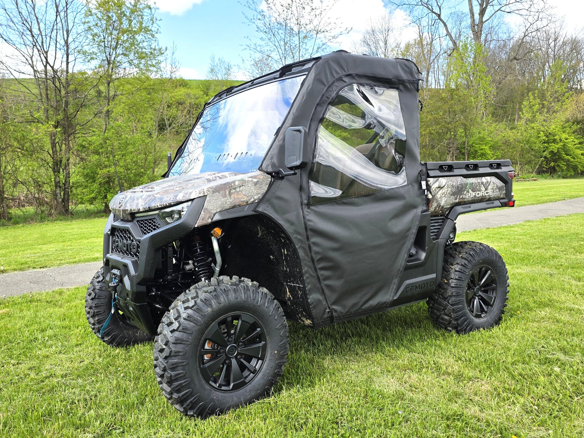 CFMoto UForce U10 Pro Full Doors – Modular Cab System - 3 Star UTV
