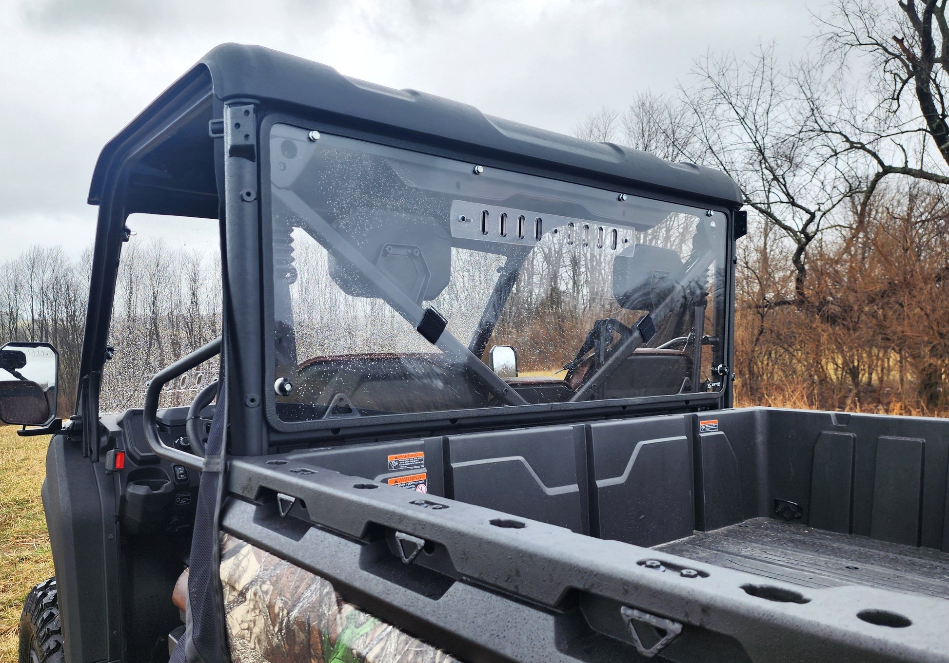 CFMoto UForce U10 Pro Rear Windshield - 3 Star UTV