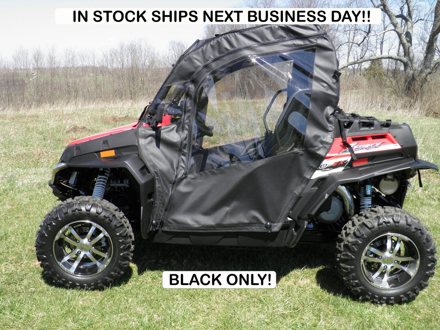 CFMoto ZForce 500/800/1000 - Soft Doors (Full Doors) - 3 Star UTV