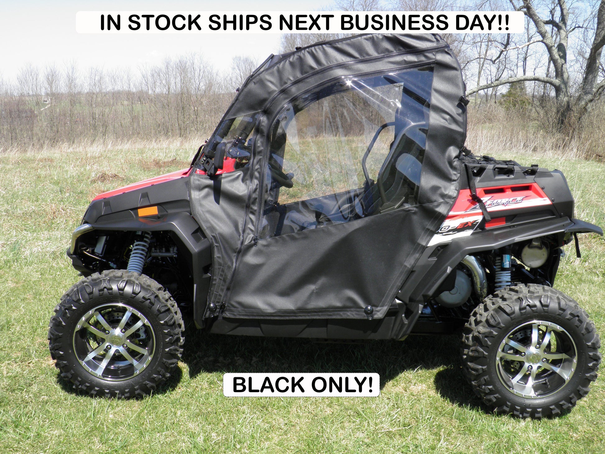 CFMoto ZForce 500/800/1000 - Soft Doors (Full Doors) - 3 Star UTV