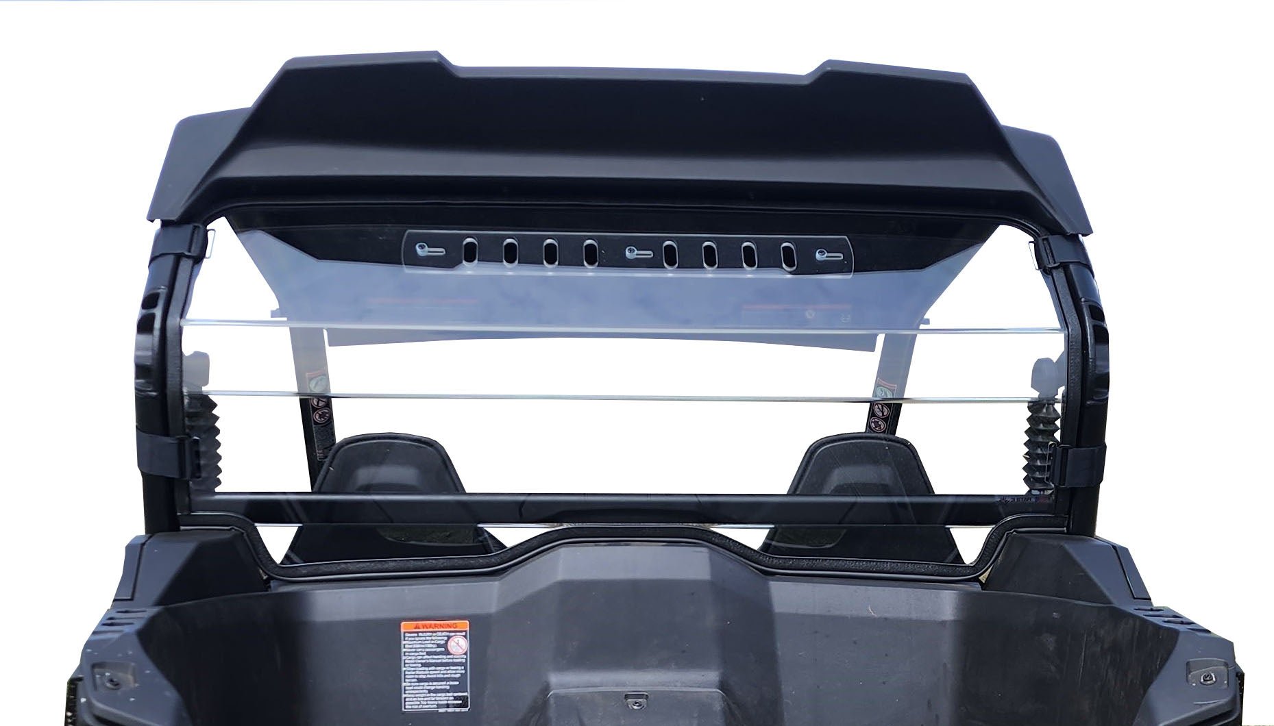 KEMIMOTO 3-in-1 Flip Windshield For 2023-2025 CFMOTO ZForce 950 Sport/Trail & 800 Trail – Clear Polycarbonate