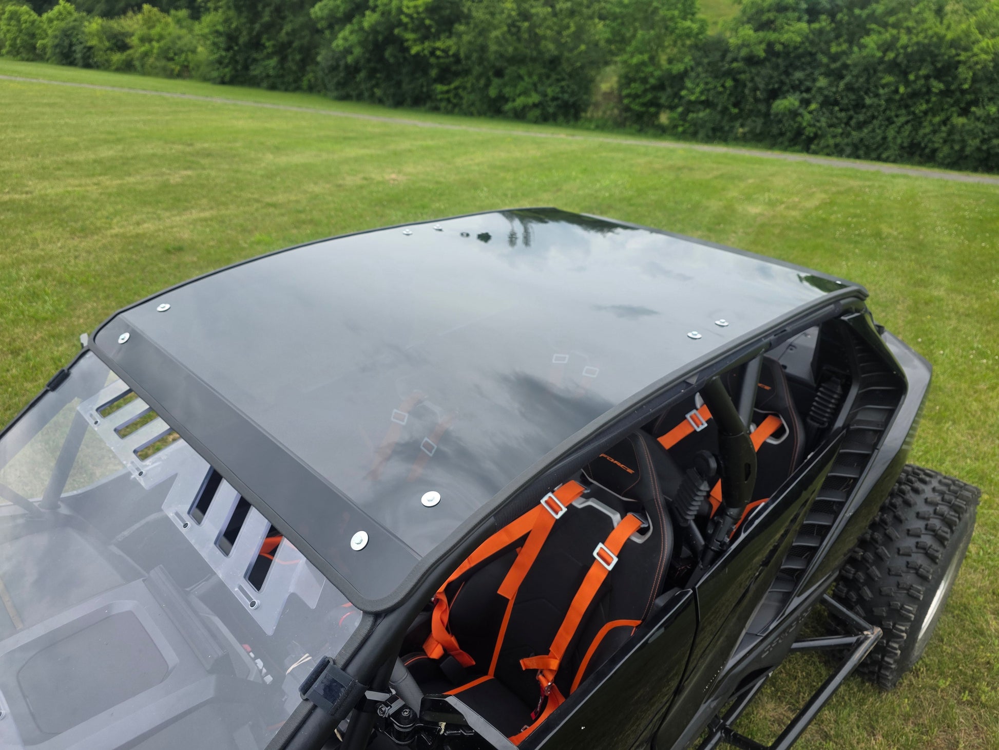 CFMOTO ZForce Z10-4 Dark Tinted 1/4" Polycarbonate Roof - 3 Star UTV