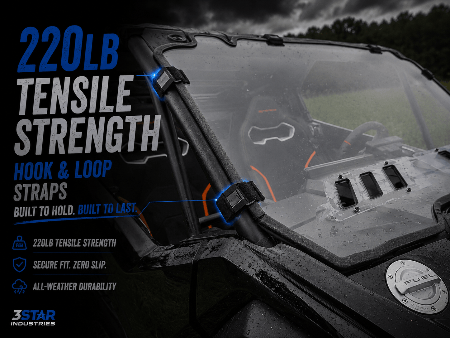 CFMoto ZForce Z10/Z10 - 4 Front Windshield - 3 Star UTV