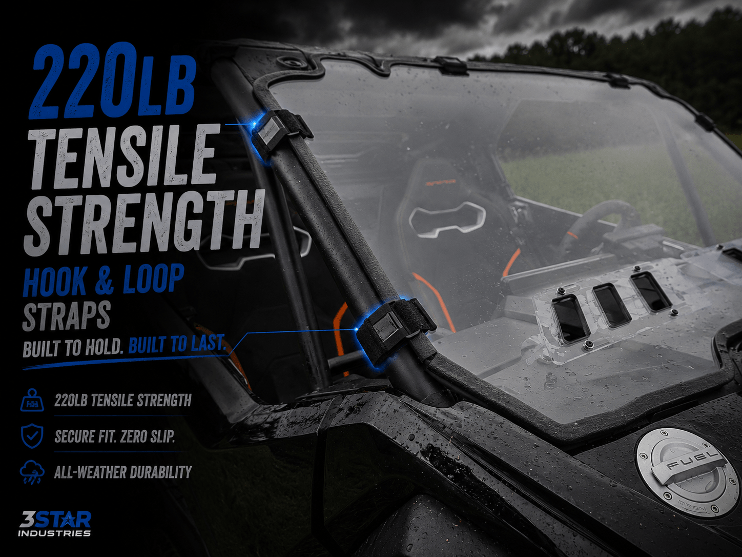 CFMoto ZForce Z10/Z10 - 4 Front Windshield - 3 Star UTV