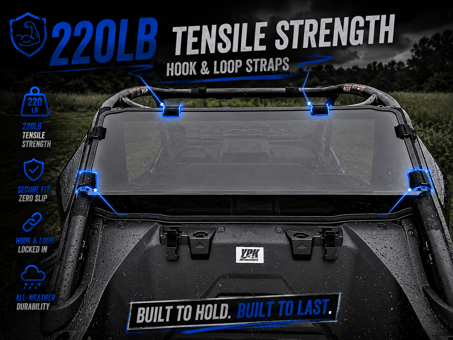 CFMoto ZForce Z10/Z10 - 4 Rear Windshield - 3 Star UTV