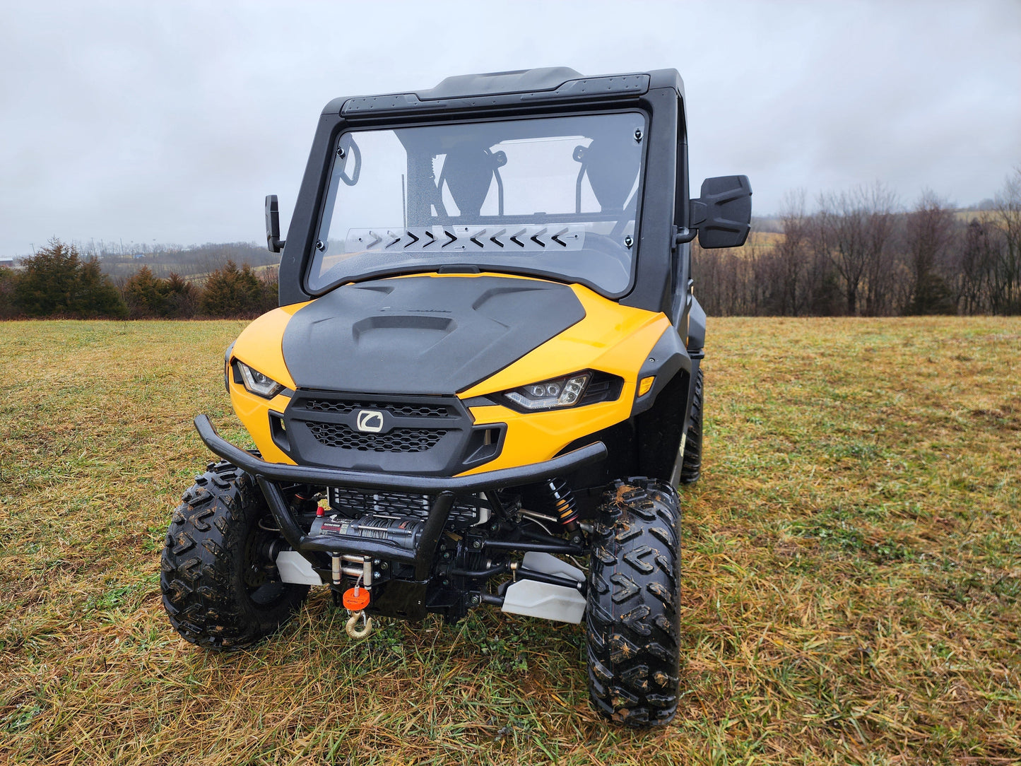 Cub Cadet Challenger MX550/750 - 1 Pc Windshield with Optional Scratch - Resistant Coating and Vents - 3 Star UTV