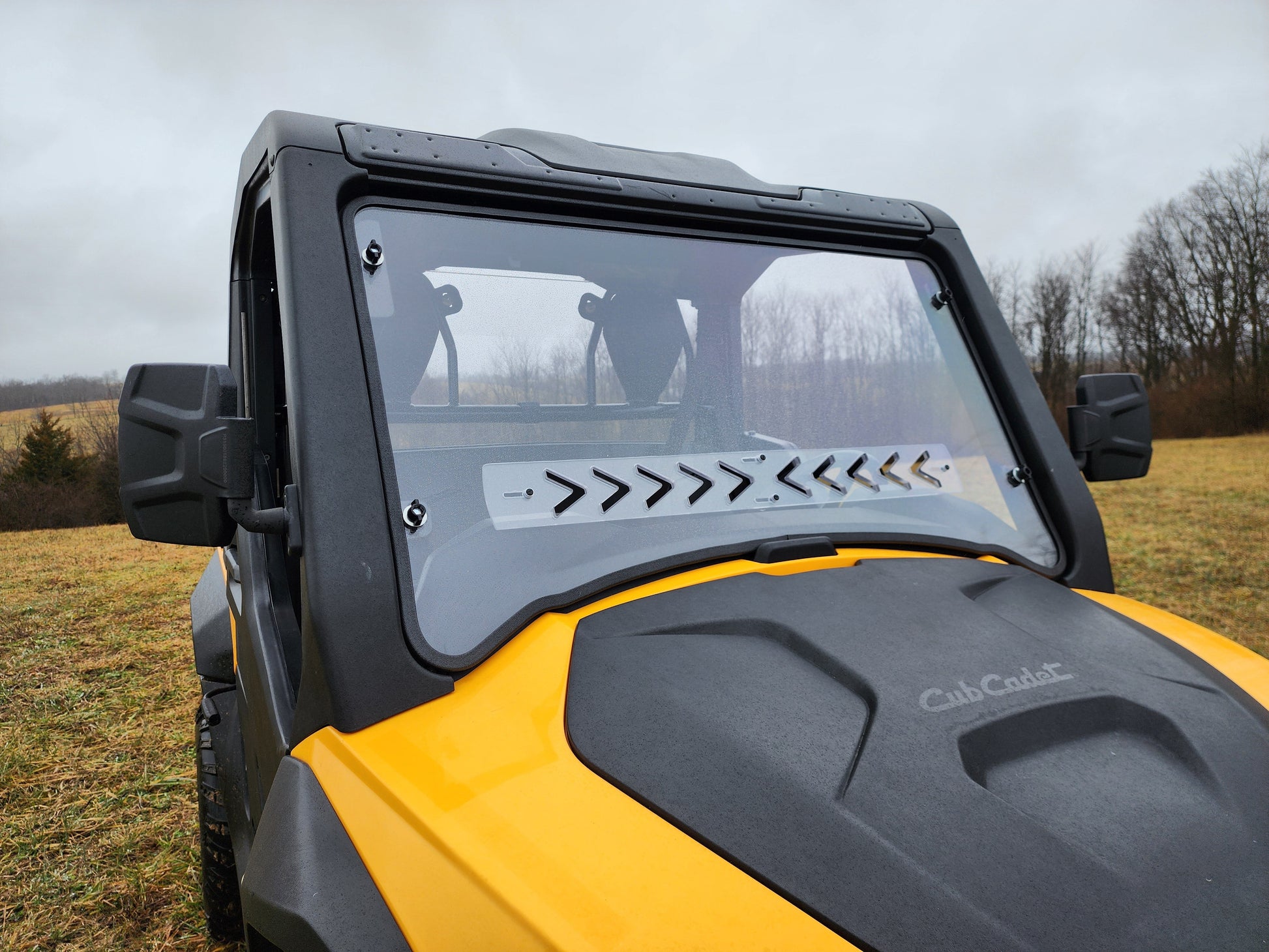 Cub Cadet Challenger MX550/750 - 1 Pc Windshield with Optional Scratch - Resistant Coating and Vents - 3 Star UTV